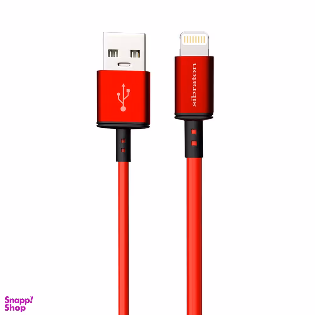 کابل تبدیل USB به لایتنیگ سیبراتون مدل S232i طول 1.2 متر