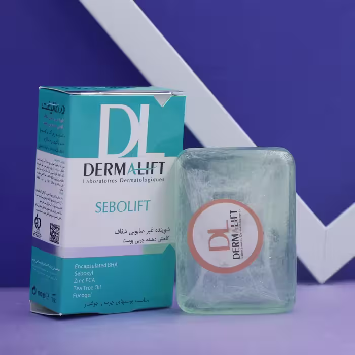 شوینده غیر صابونی شفاف کاهش دهنده چربی پوست درما لیفت DERMA LIFT و 100گرم 92311