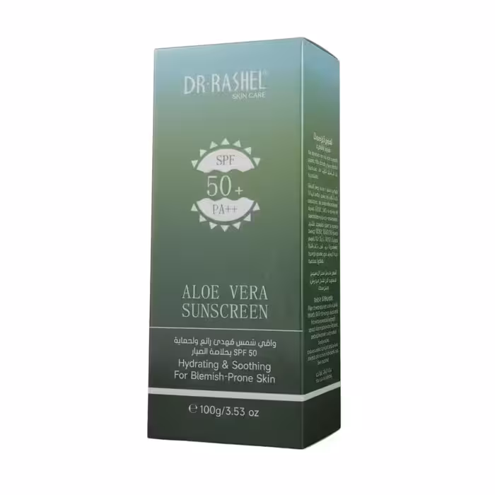 کرم ضد افتاب دکتر راشل SPF50 (آبرسان و تسکین دهنده) اورجینال