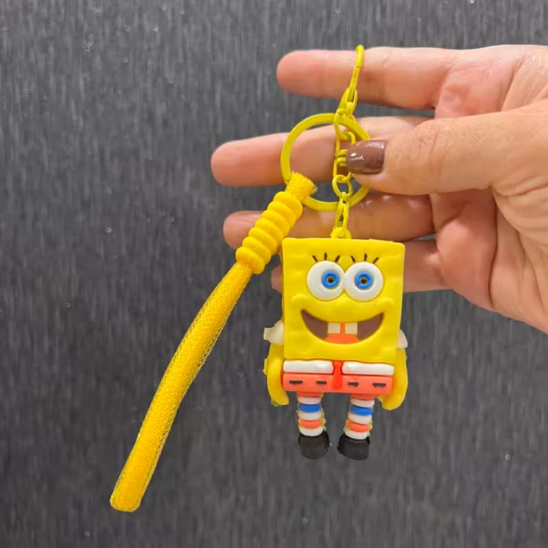 جاکلیدی سیلیکونی طرح باب اسفنجی