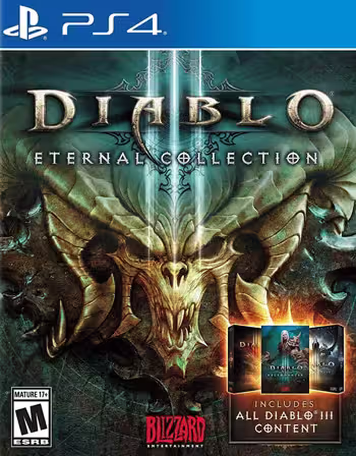 بازی پلی استیشن 4 نسخه رایتی نسخه هک‌شده بازی  Diablo 3 Eternal Collection ps4