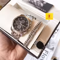 ست ساعت و انگشتر و دستبند کارتیر مردانه