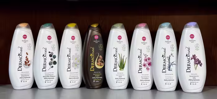 شامپو بدن عطردار 750 میل درمومد ایتالیا