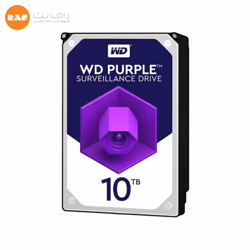 هارد دیسک اینترنال 10 ترابایت بنفش وسترن دیجیتال مدل WD101PURZ