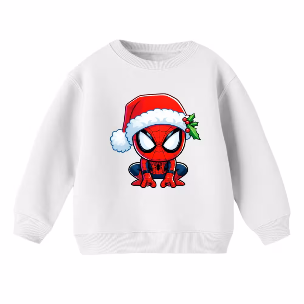 سویشرت بچگانه مدل مرد عنکبوتی کد 2 رنگ سفید