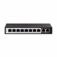 سوئیچ 10 پورت مگابیتی و دسکتاپ دی لینک مدل DES-F1010P-E