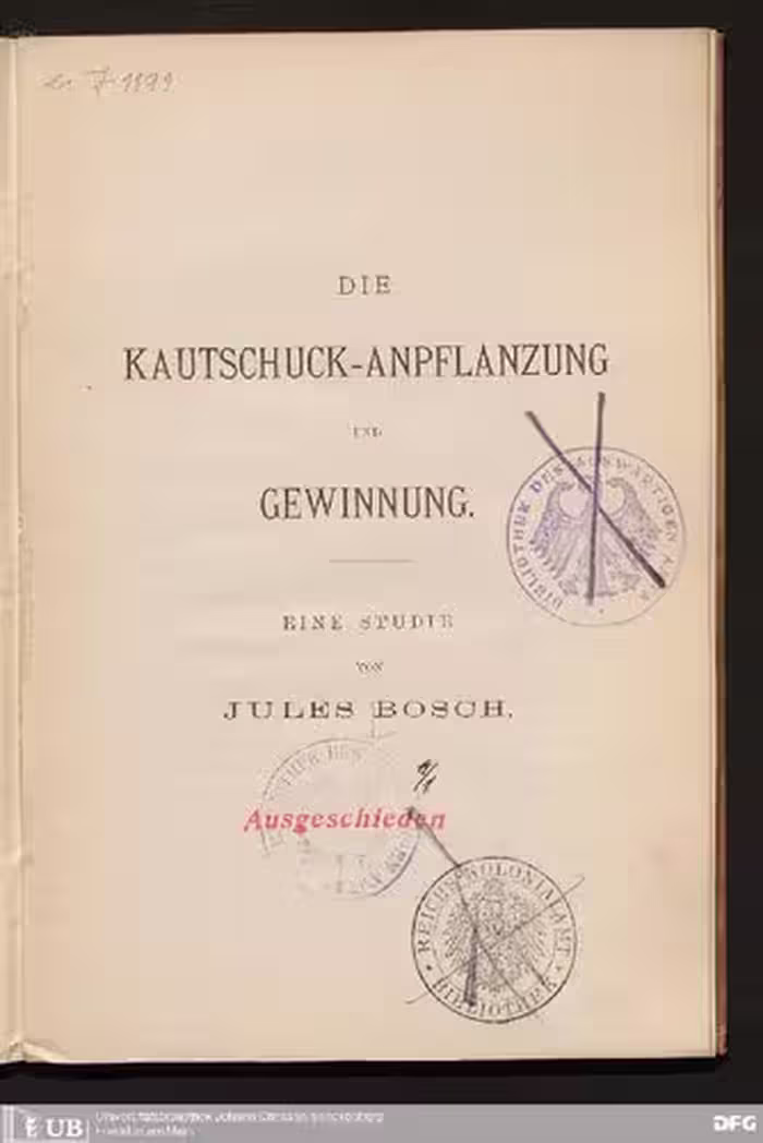 خرید و دانلود نسخه کامل کتاب Die Kautschuck-Anpflanzung [Kautschuk] und Gewinnung ; eine Studie