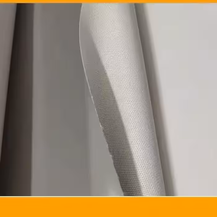 پارچه برزنت کانتینری یک رو  درجه یک ضد آب رنگ طوسی روشن  وزن بالا 20*20