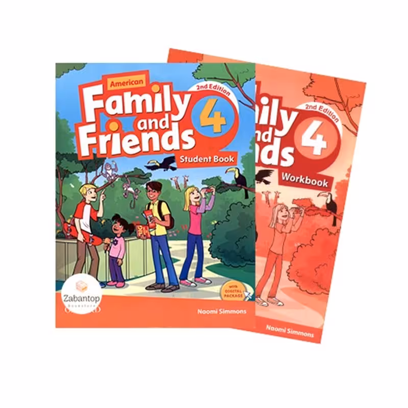 کتاب امریکن فمیلی اند فرندز American Family and Friends 4 2nd