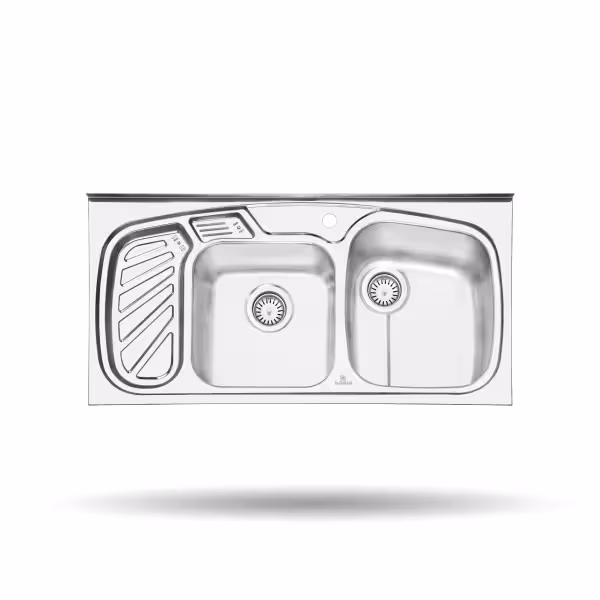 سینک ظرفشویی روکار پرنیان استیل مدل PS 1105