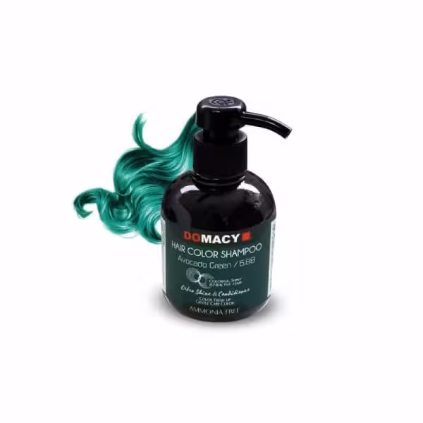 شامپو رنگساژ دوماسی حجم 300 میل شماره 6.88 (سبز آووکادو)