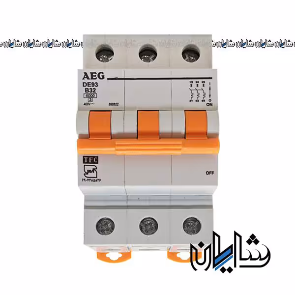 کلید مینیاتوری سه فاز 20 آمپر 6 کیلو آمپر توس فیوز|AEG
