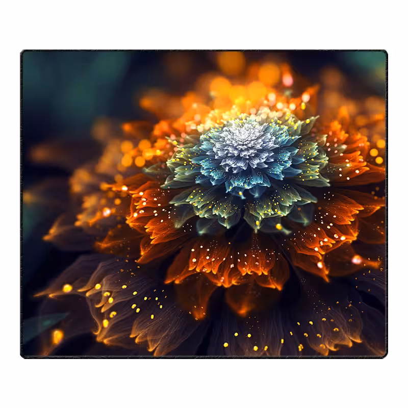 ماوس پد گیمینگ طرح Digital Flower