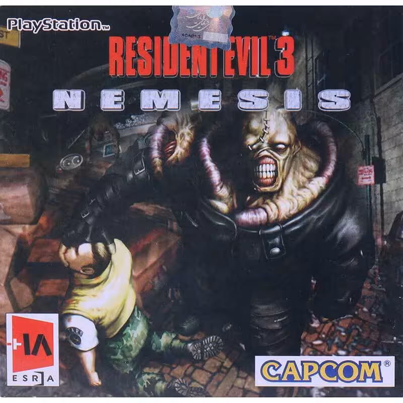 بازی Resident Evil 3 Nemesis لوح زرین مناسب برای PS1