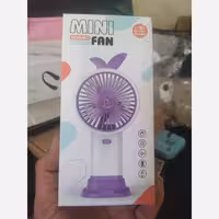 پنکه شارژی دستی رومیزی پرقدرت و نگهدارنده موبایل