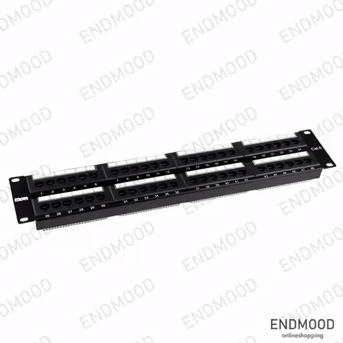 پچ پنل 48 پورت Cat5e UTP متا الکترونیک 1040005