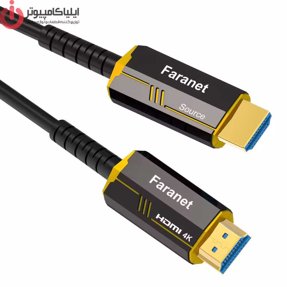 کابل HDMI فیبر نوری فرانت مدل FARANET FN-HFC200 طول 20 متر V2.0