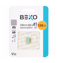 کارت حافظه microSDXC بکسو مدل 667X کلاس 10 استاندارد UHS-I U1 سرعت 100MB/s ظرفیت 128 گیگابایت
