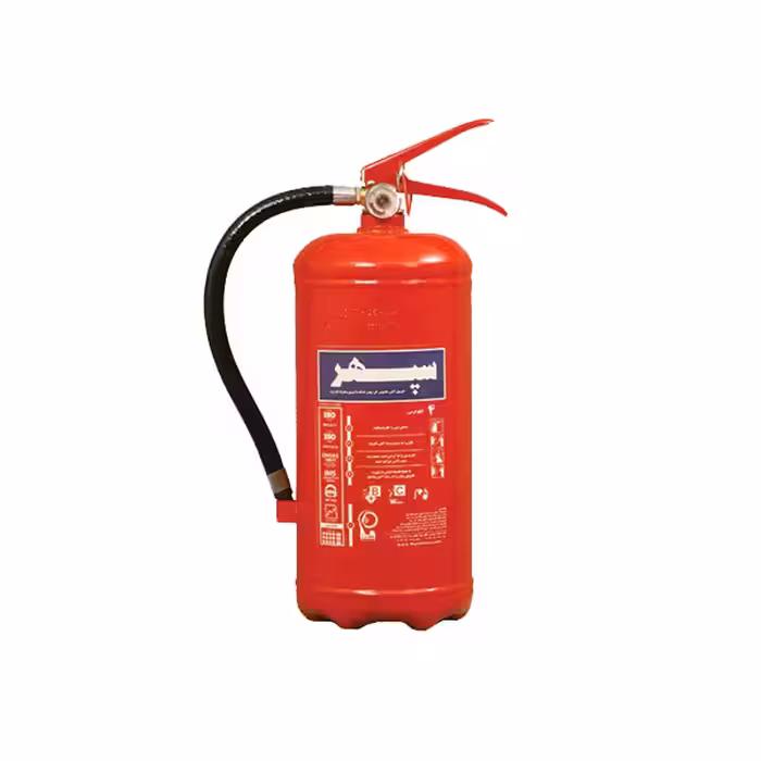 کپسول آتش نشانی پودر و گاز 4 کیلوگرم سپهر