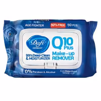 دستمال مرطوب دافی مدل Q10-Plus Age Fighter بسته 50 عددی