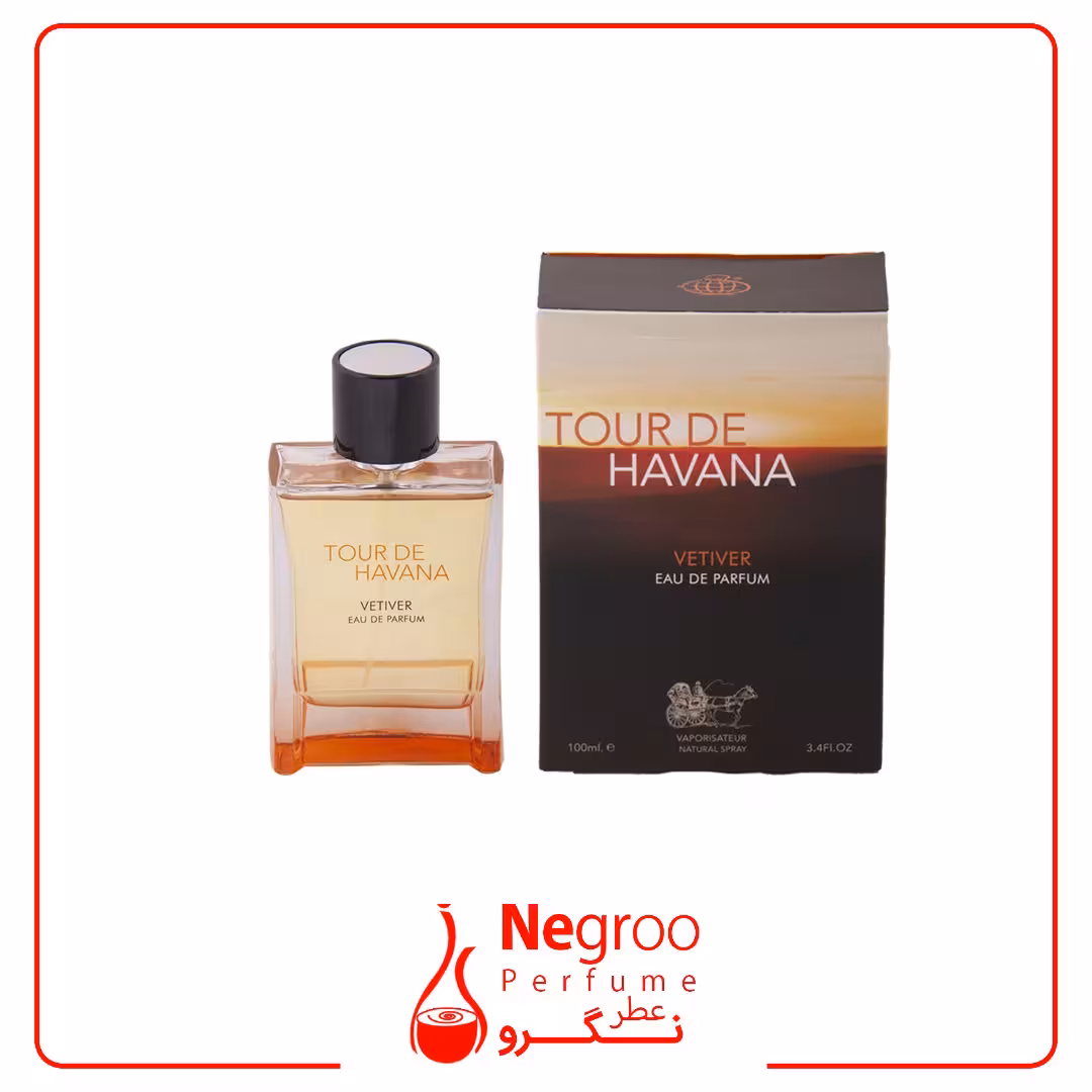 ادو پرفیوم مردانه فراگرنس ورد مدل Tour de Havana Vetiver