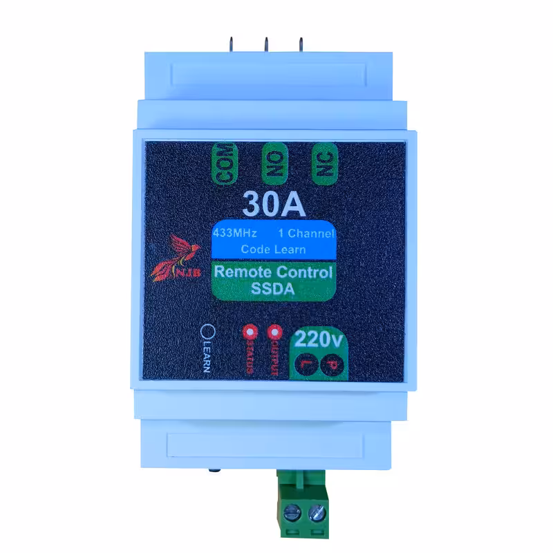 گیرنده و ریموت دربازکن تک کانال 30 آمپر ان جی بی مدل SSDA_30A_1CH | چاوه