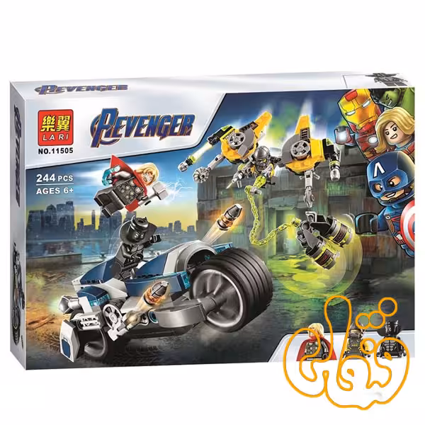 ساختنی لگو موتور بلک پنتر و تور 11505
