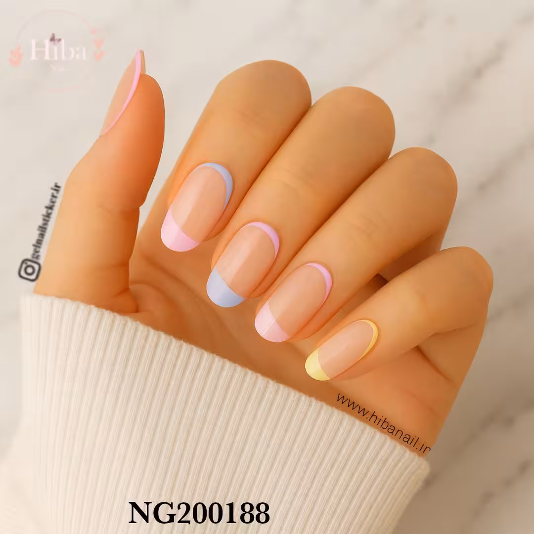 استیکر ژله ای کاشت ناخن (نیل رپ)_کد NG200188
