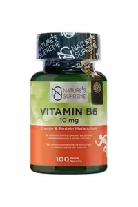 کپسول ویتامین B6 برند Natures Supreme - بسته 100 عددی