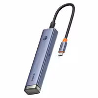 هاب 6 پورت تایپ سی بیسوس مدل BS-OH166 با 2 درگاه USB 3.0، درگاه USB 2.0، درگاه HDMI 4K و 2 درگاه تایپ سی
