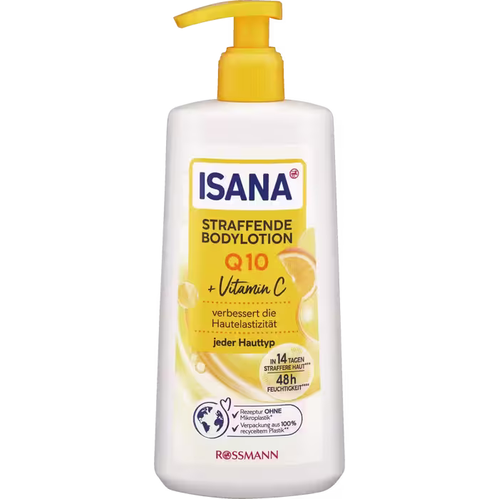لوسیون بدن کیوتن Q10 و ویتامین c سی ایسانا 300ml