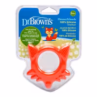 دندانگیر طرح روباه دکتر بروان TE003 Dr Brown’s Flexees Friends Fox Teether