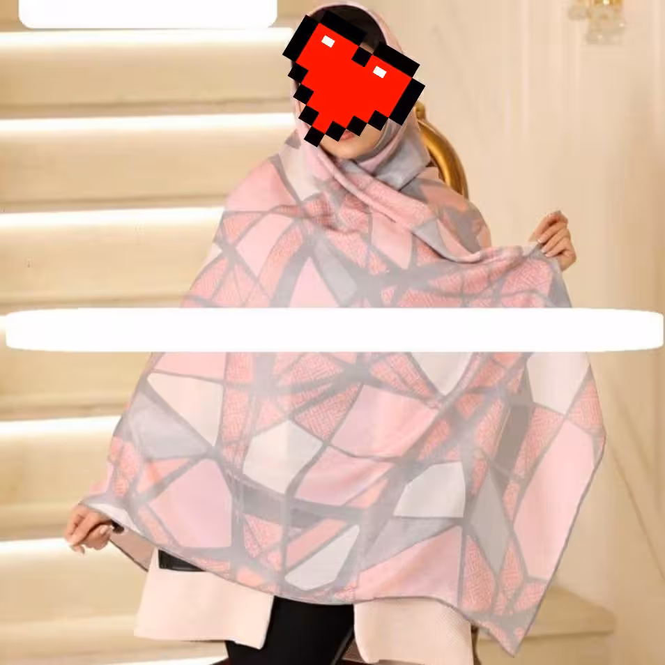 روسری نخ ابریشم طرح 2