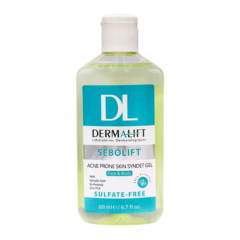سیندت ژل پوست چرب سبولیفت200 میلی لیتر درمالیفت Dermalift