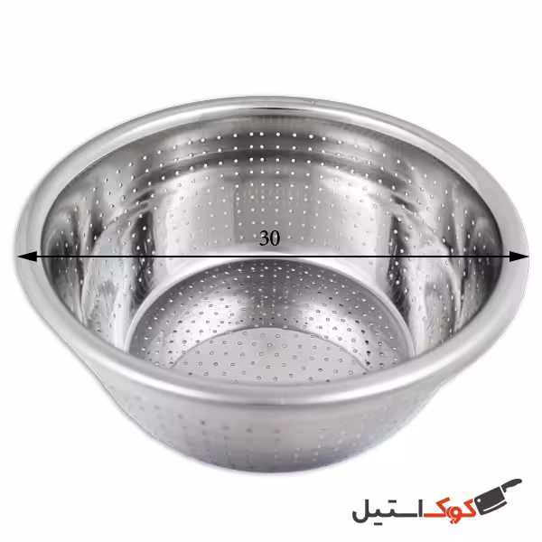 آبکش استیل ورق ضخیم دهنه 30