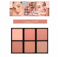 پالت رژگونه لاریین LAREEN 6 Color Blush Palette _ اورجینال