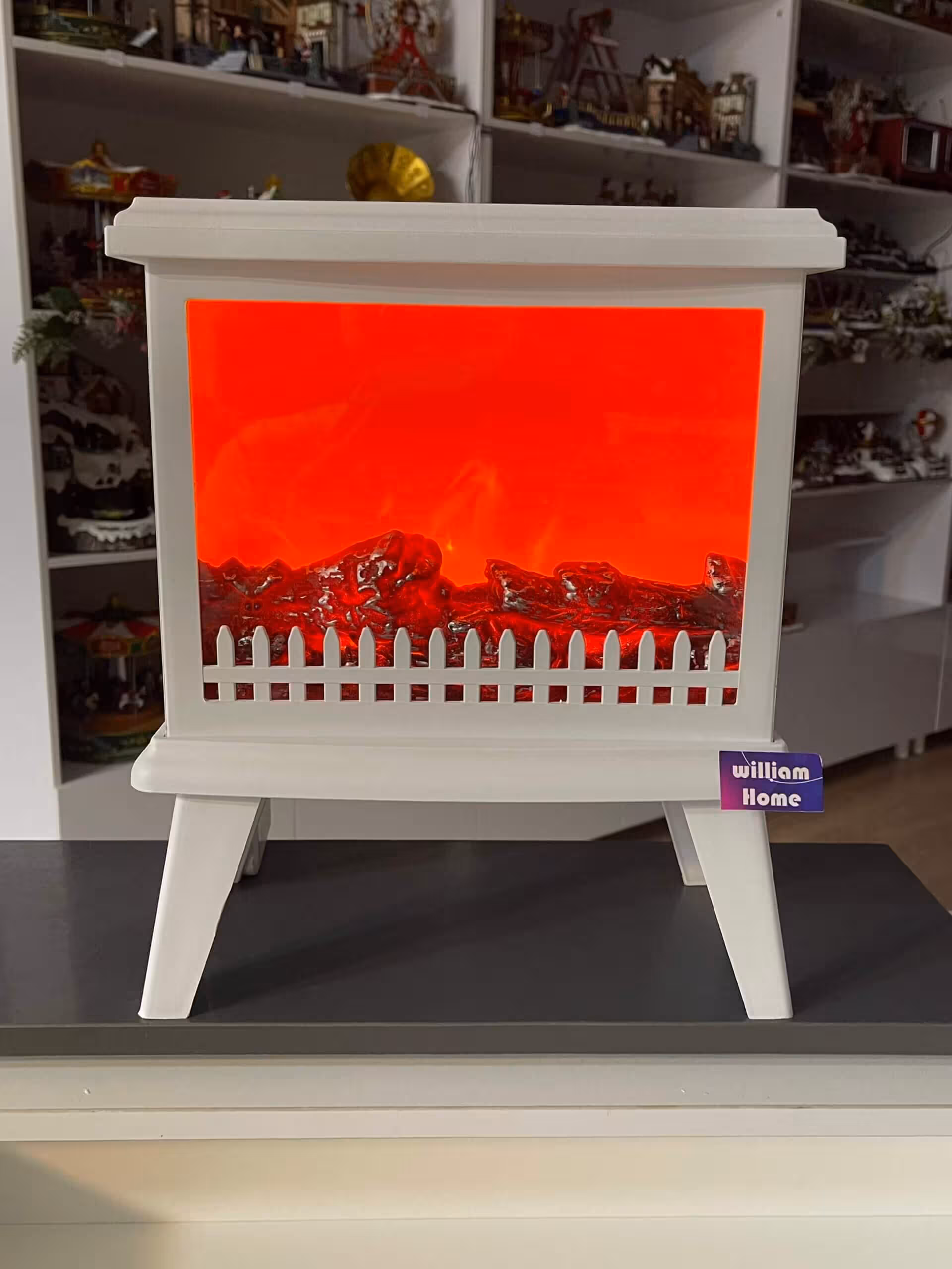 شومینه کریسمس،مربع پایه دار