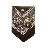 دستمال سر و گردن مشکی طرح دار BA1025