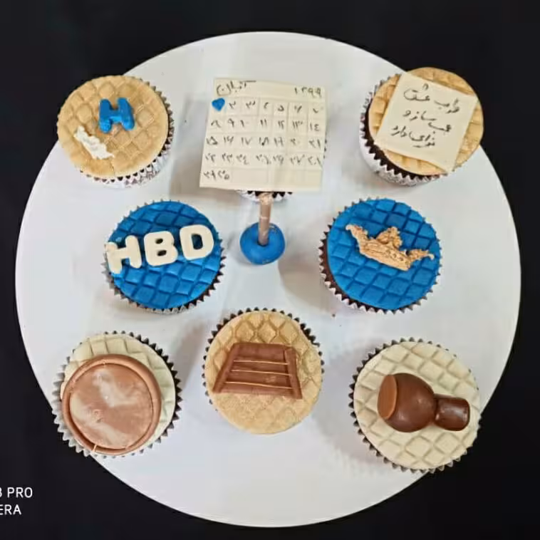 کاپ کیک با تم موسبقی