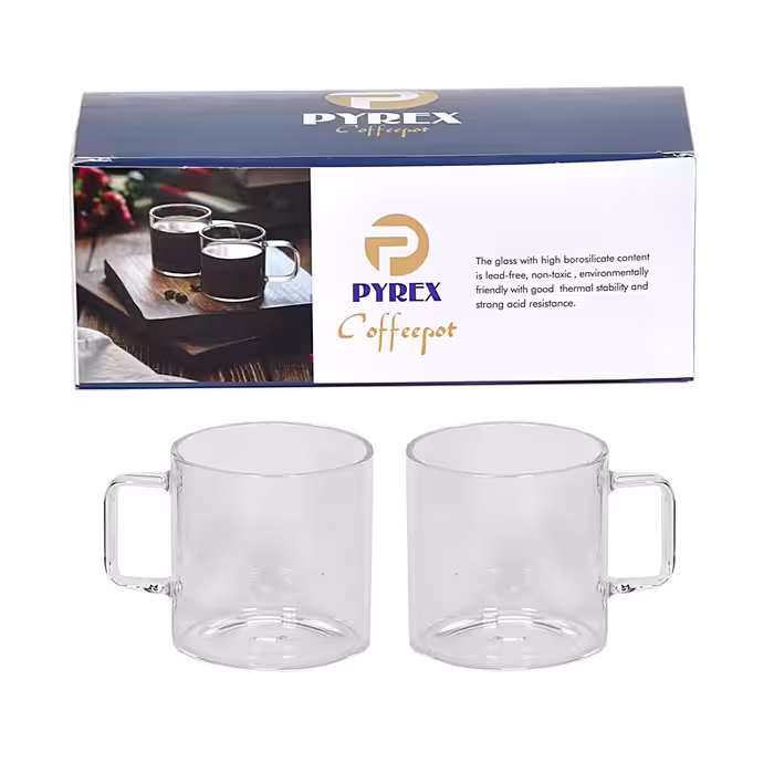 لیوان مدل Caffeepat بسته 2 عددی