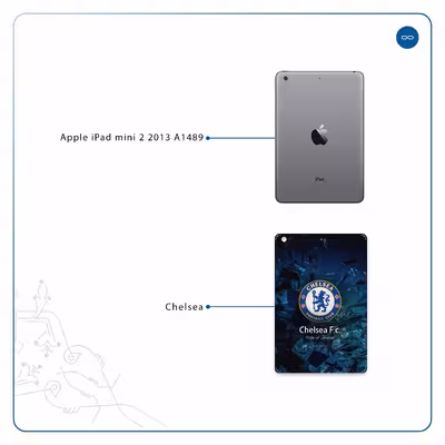 برچسب پوششی ماهوت مدل Chelsea مناسب برای تبلت اپل iPad mini 2 2013 A1489