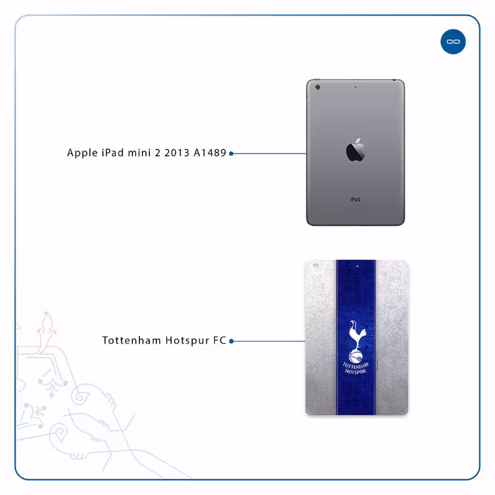 برچسب پوششی ماهوت مدل Tottenham Hotspur FC مناسب برای تبلت اپل iPad mini 2 2013 A1489