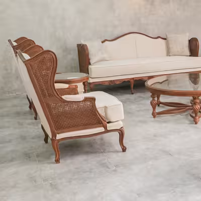 مبل 8 نفره مدل کینگ جورجیا چستر نئوکلاسیک کد 22