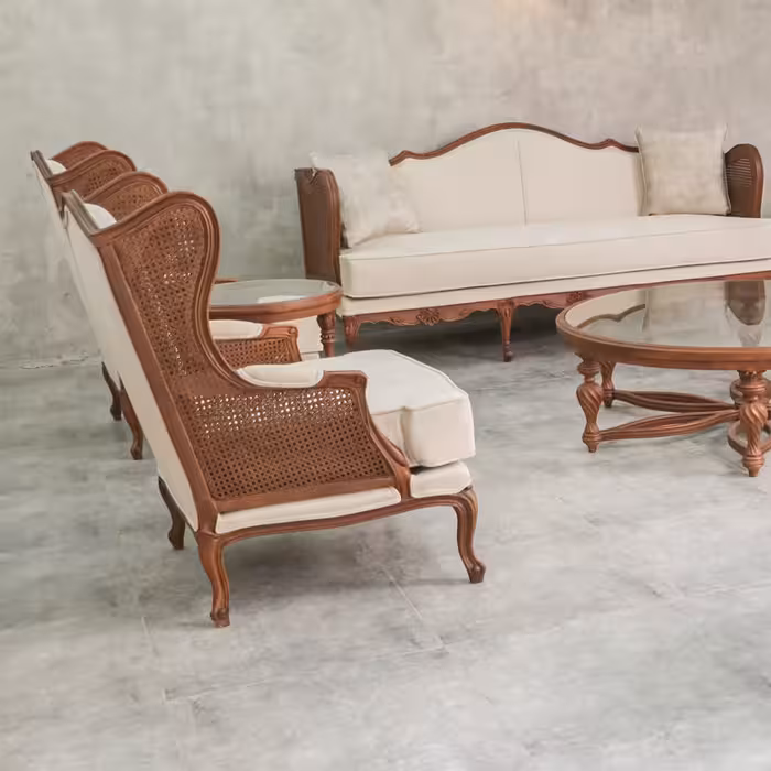 مبل 8 نفره مدل کینگ جورجیا چستر نئوکلاسیک کد 22