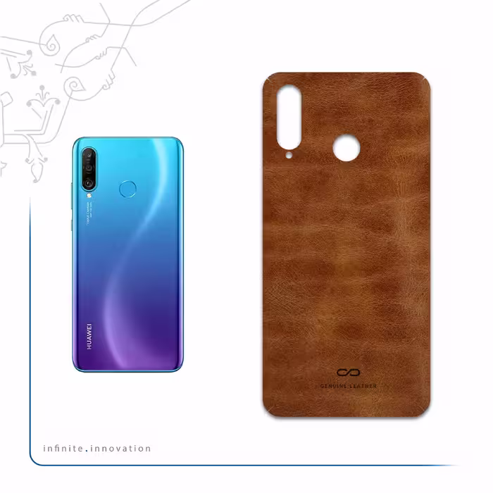 برچسب پوششی ماهوت مدل Buffalo-Leather مناسب برای گوشی موبایل هوآوی P30 Lite (48 MP Camera)