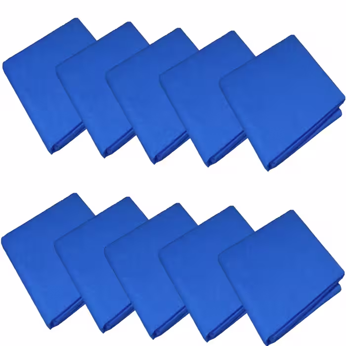 ملحفه مدل سوزنی کد P132BLUE40 سایز 200x80  بسته 10 عددی
