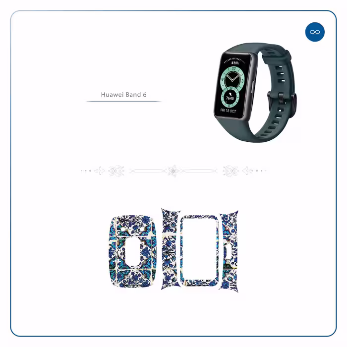برچسب ماهوت طرح Iran Tile1 مناسب برای ساعت هوشمند هوآوی band 6