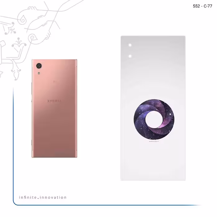 برچسب پوششی ماهوت مدل Minimal Universe Lens مناسب برای گوشی موبایل سونی Xperia XA1