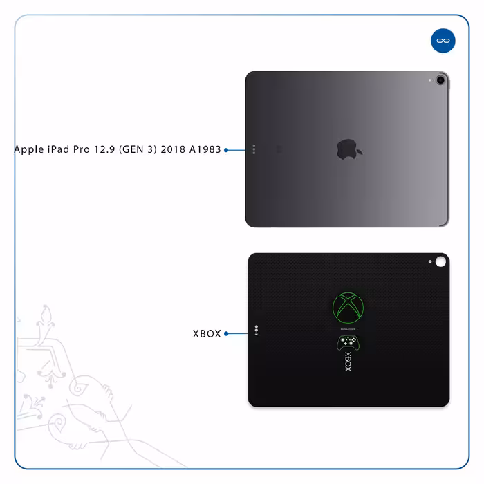برچسب پوششی ماهوت مدل XBOX مناسب برای تبلت اپل iPad Pro 12.9 (GEN 3) 2018 A1983