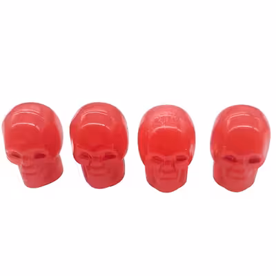 سر والف لاستیک مدل بدون باتری کد SKULL-CAR-MOTO-BE بسته 2 عددی